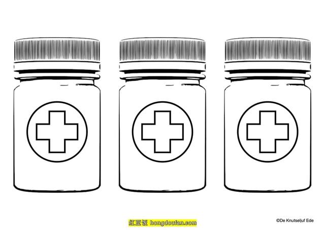 医院图片简笔画，医院的简笔画教程（12张病毒医院救护车纱布剪刀听诊器卡通简笔画）