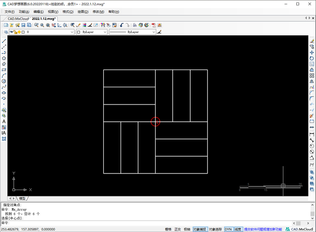 CAD绘制阵列图形方法，cad阵列怎么修剪（如何使用阵列和缩放命令绘制图形）