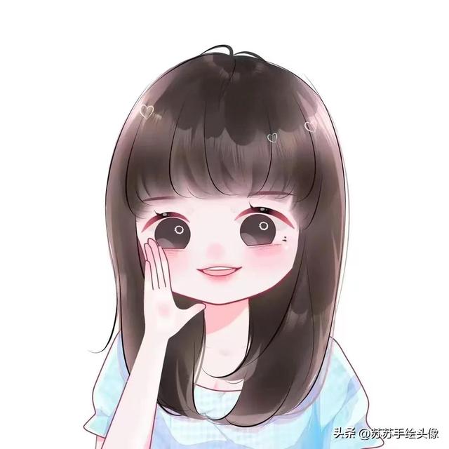微信卡通图片头像，萌萌哒卡通Q版人物头像（呆萌又可爱的女生卡通头像）