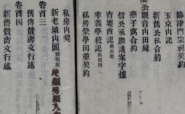 在家翻一百年以前的老族谱，想知道祖上兴不兴旺