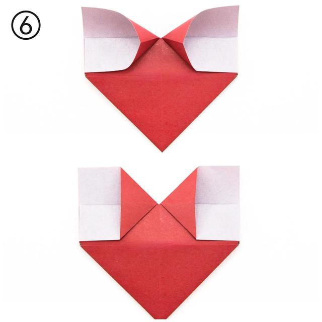 信纸心形折纸(一张纸折出一个爱心,简单易学)