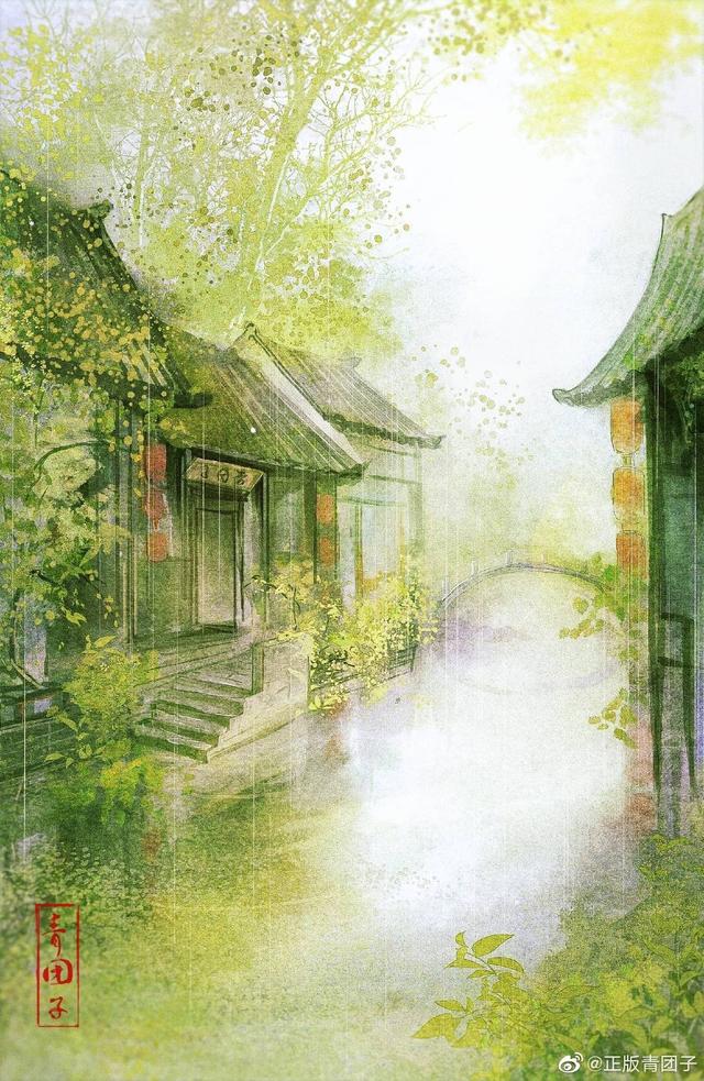 柳叶繁茂的生长,烘托出春天的朝气