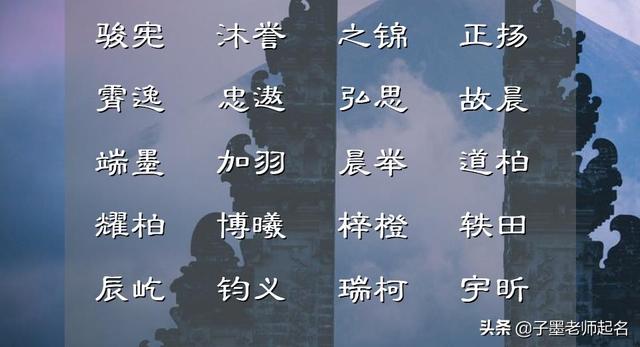 诗经取名男孩虎年宝宝，诗经取名男孩猴年宝宝（清冷儒雅的男生名字）