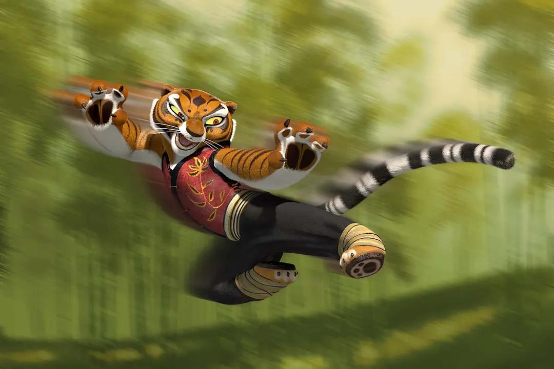 出处:《功夫熊猫》2,悍娇虎名字的含义:因为他是所有孩子中体型最胖最