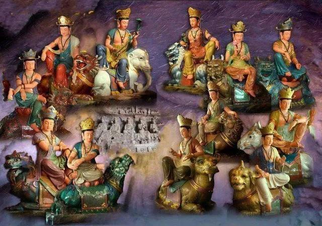 八大菩萨是哪八大菩萨，中国八大菩萨是谁（佛教八大菩萨的坐骑分别是什么）