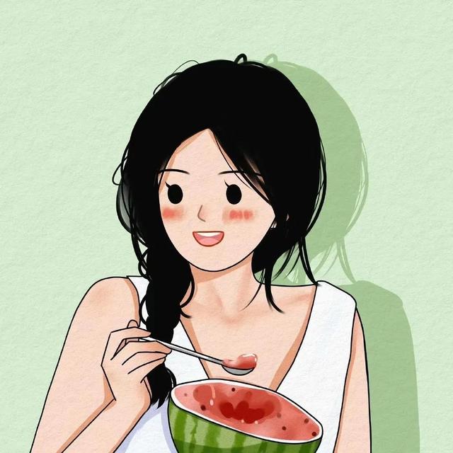 西瓜小头像微信，西瓜小头像（头像，夏天和西瓜更配哟）