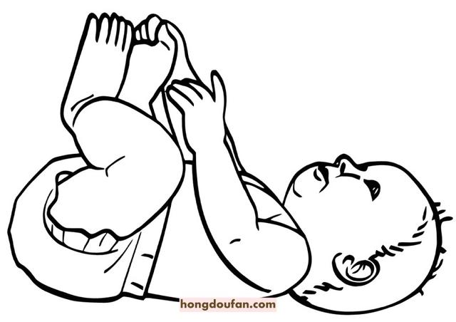 一分钟简笔画—跟我一起画婴儿，儿童简笔画一步一步教的（10张可爱的洋娃娃卡通涂色简笔画）