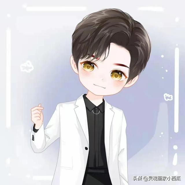 可爱男生动漫头像微信，可爱男生动漫头像（手绘的男士卡通微信头像）