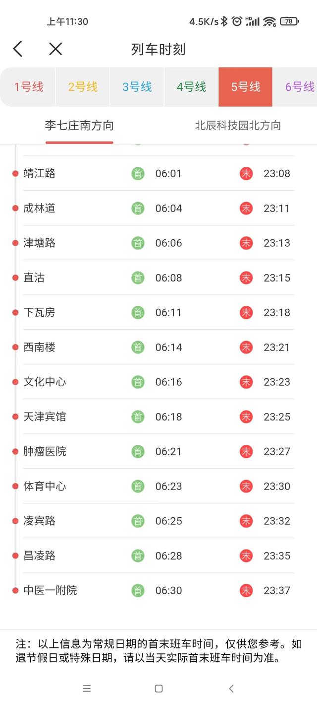 天津地铁2号线线路图，天津地铁2号线最新消息（天津地铁各线路首末班车时刻表）