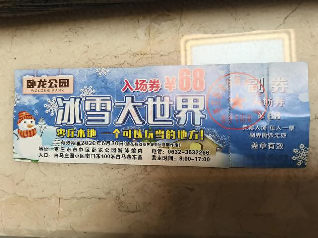 枣庄市中区冰雪大世界