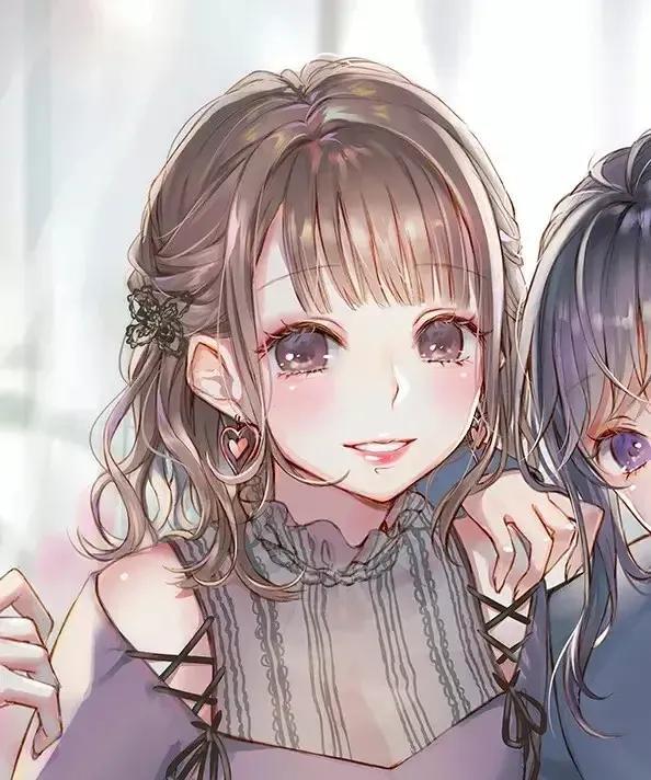 闺蜜头像 双人 动漫，两人好看的动漫闺蜜头像微信（动漫闺蜜头像）