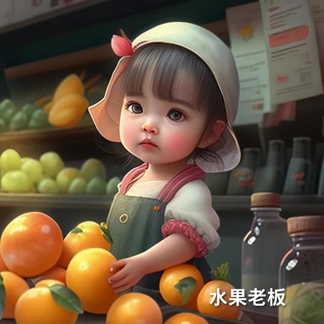 职场真人手绘头像，头像：职业工作者画像