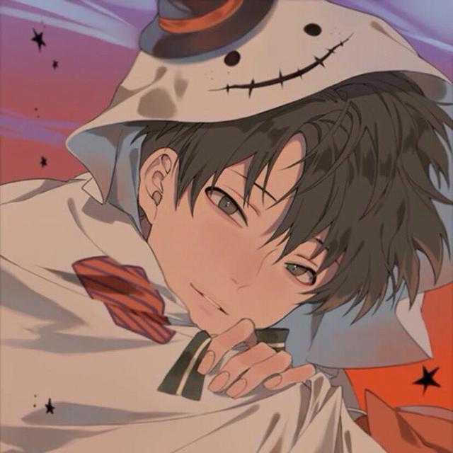 二次元男生头像，二次元丧系男头/黑白微信（有点丧的男生动漫头像）