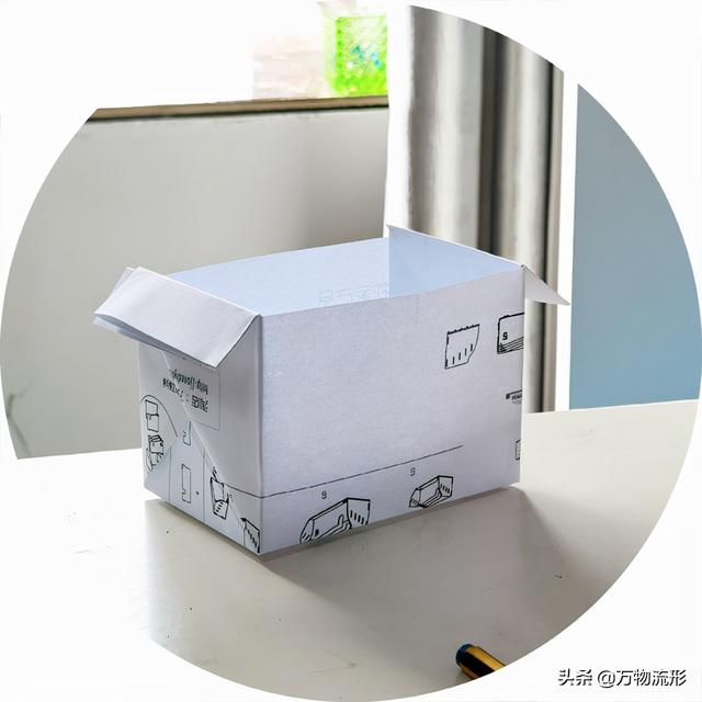 桌上垃圾盒怎么折，手工折纸小纸盒——自制家庭餐桌两耳垃圾盒（折叠成八种桌面小收纳盒）