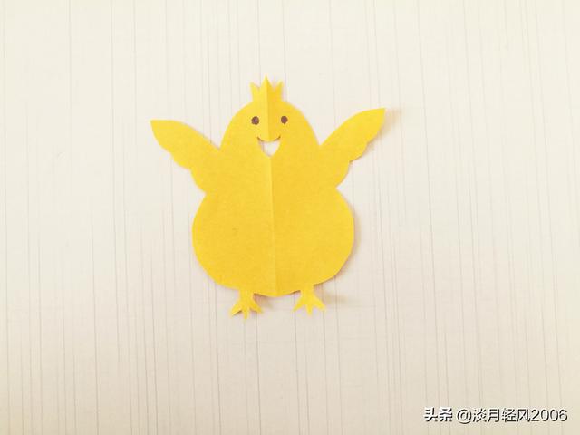 小学生剪纸简单又漂亮步骤，小学生剪纸教程（剪纸小鸡教程）