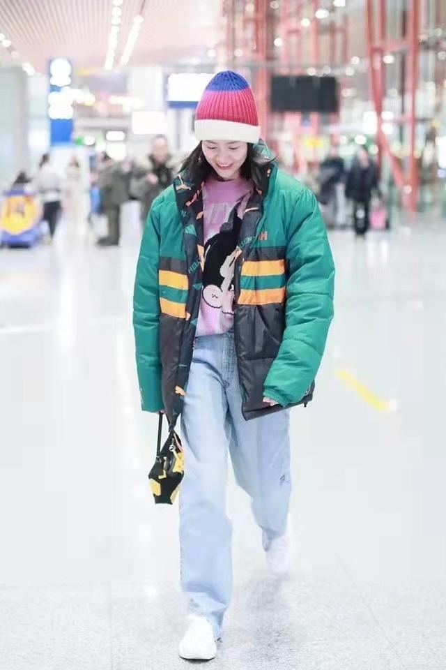 面包服怎么搭配，面包服怎么搭配好看女（超模过冬也像普通人）