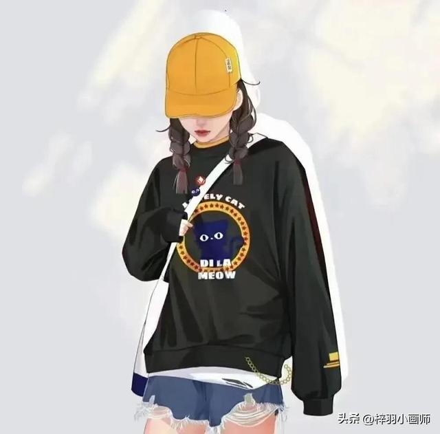 手绘系列情侣头像微信，手绘系列情侣头像（甜美清新情侣手绘头像）