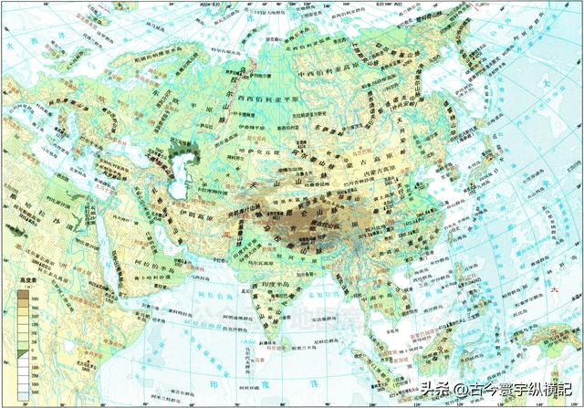 亚洲属于哪个国家，黎巴嫩是哪个国家（亚洲各国地形图）