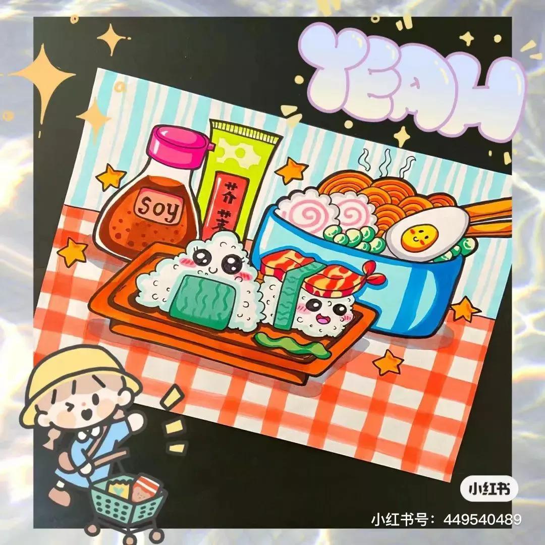 二次元人物简笔画(画动漫人物全身教程)