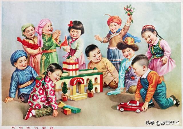 60年代罕见年画难得一见，60年代众多人物形象的年画