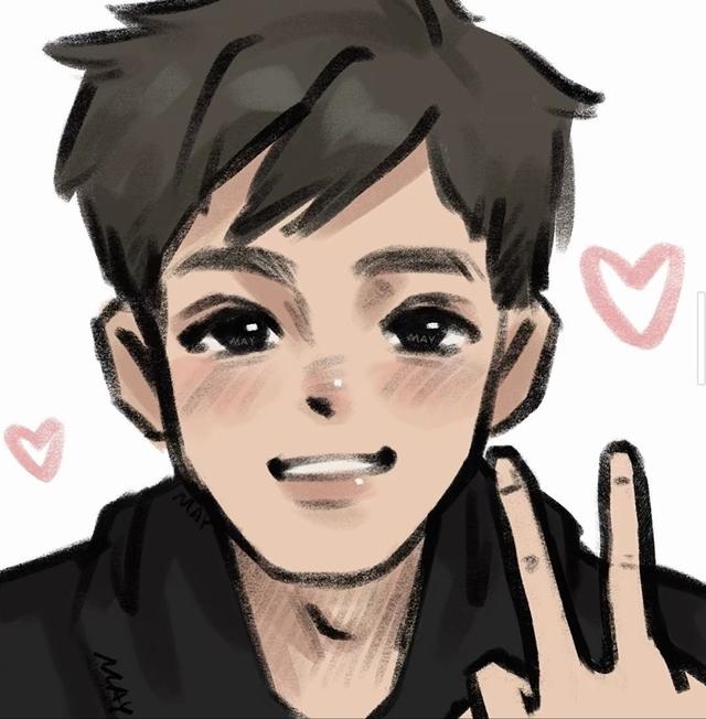 情头漫画 情侣，情侣头像丨一对两张漫画情头微信（插画风漫画风情侣头像）