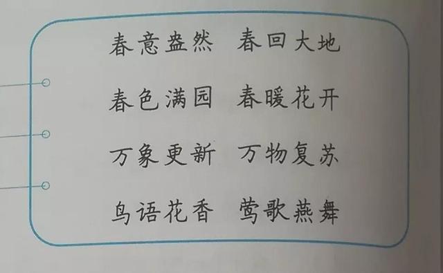 与春天有关的成语，春天的成语有哪些（春天的描写与成语）