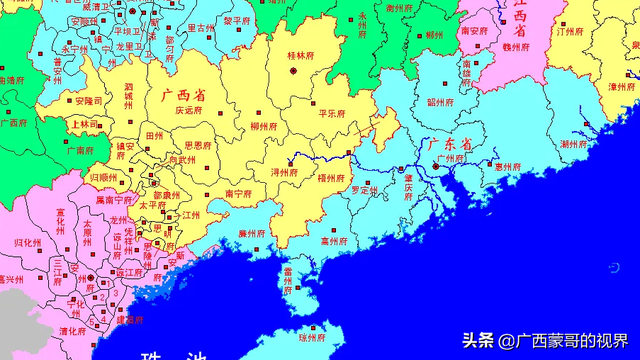 湛江划入广西了吗，范围到达茂名、湛江和海南