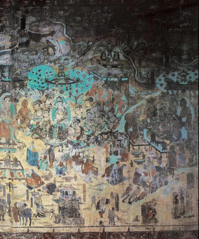 敦煌壁画图片大全，敦煌飞天壁画高清图（敦煌壁画对于中国画坛的影响）