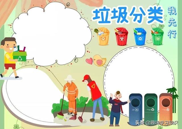 垃圾分类的手抄报怎么画，垃圾分类的手抄报怎么画 简单（垃圾分类<环保>手抄报集）