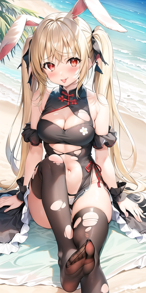 夏天的画怎么画简单又漂亮，夏天简笔画怎么画（AI绘画 海边夏日3）