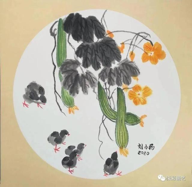 小孩画画简单图片大全，小孩画画简单图片大全步骤图片（50种儿童水墨国画范画分享）