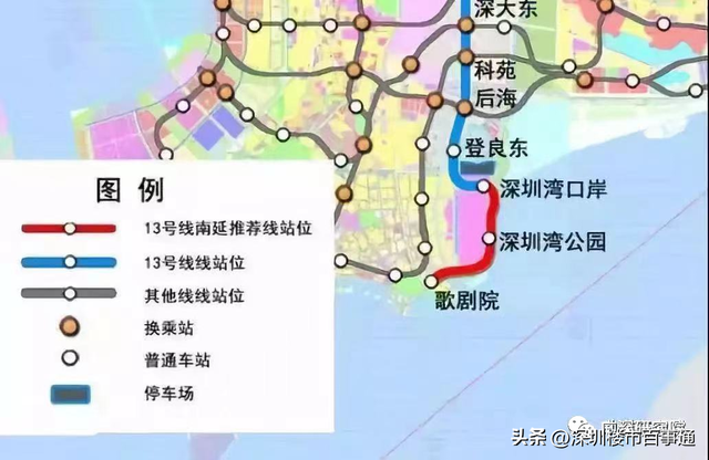 2035年深圳地铁线路图高清版，南山区详解篇<下>