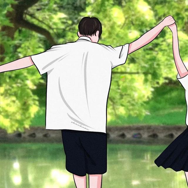 是心动啊?（怦然心动情头），微信头像，是心动啊?（怦然心动情头）（情侣头像丨情侣头像 怦然心动）