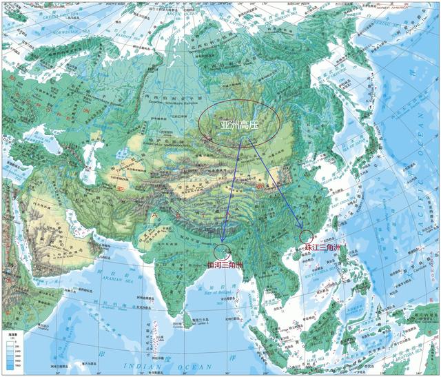 在亚洲分布着多少种气候类型，在亚洲分布着多少种气候类型的原因（为什么恒河三角洲是热带季风气候）