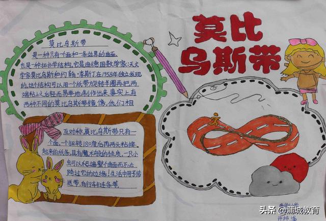 数学小报四年级下册，四年级下册数学小报（蒲城县南街小学开展数学手抄报展示活动）