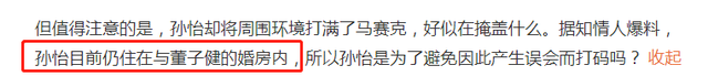 孙怡有孩子了吗，董子健和孙怡有了孩子吗（豪宅内被打满马赛克）