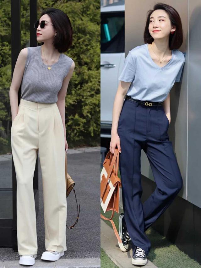 正确搭配阔腿裤的方法，阔腿裤可以怎么搭配（今年流行的“阔腿裤”长什么样）