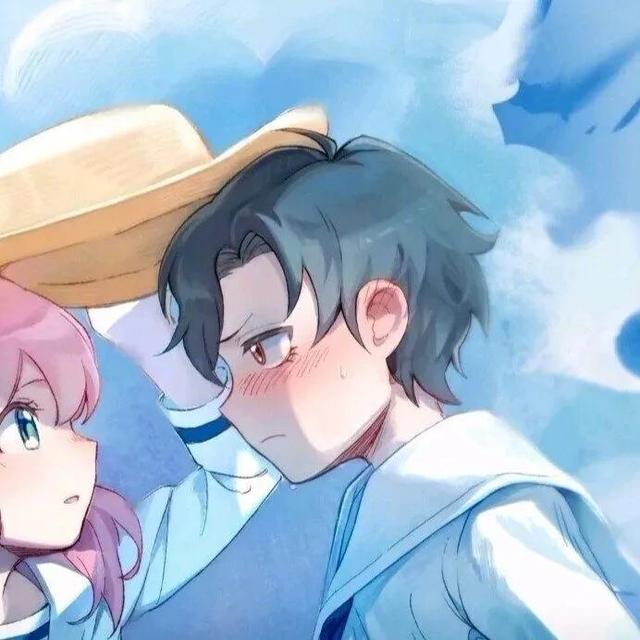 情头 情侣 双人 动漫 可爱，动漫情头/一对两张/可爱好看微信（情侣头像丨好看可爱动漫情头）