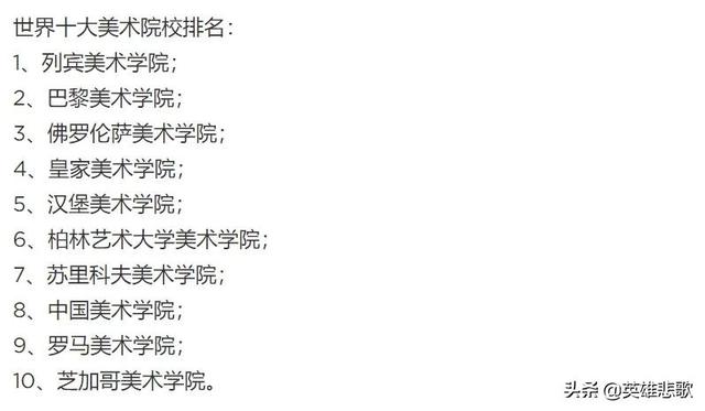 全国美术学院排名，2021广州美术学院排名（中国美术学院与中央美术学院）