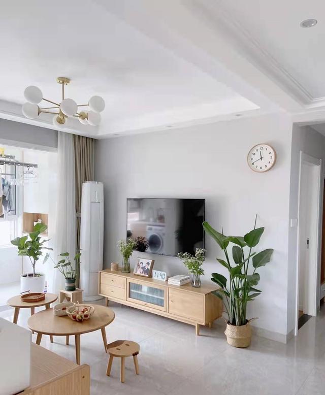 室内地板砖装修图片，室内地板砖效果图（客厅铺地砖+房间铺地板是最佳搭配）