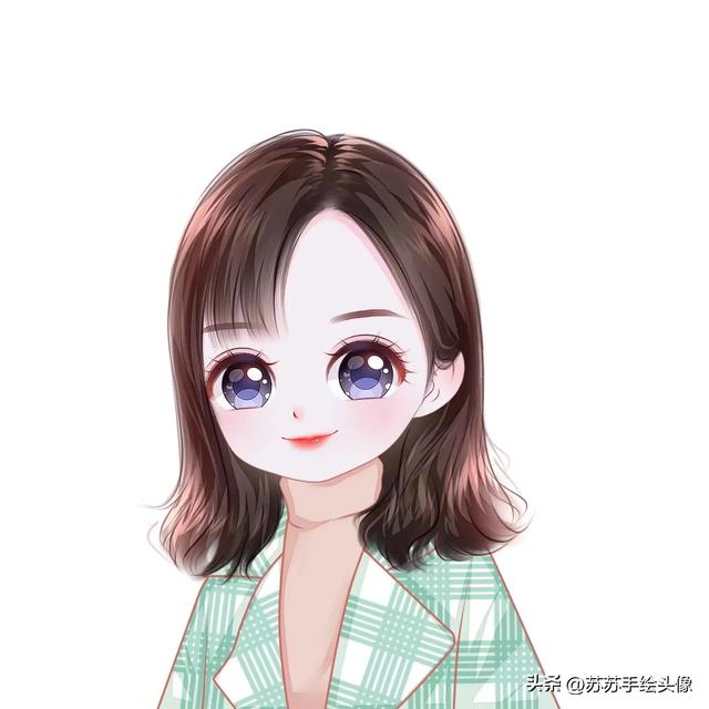 换个头像吧，超萌超可爱的女生卡通头像，八月你好