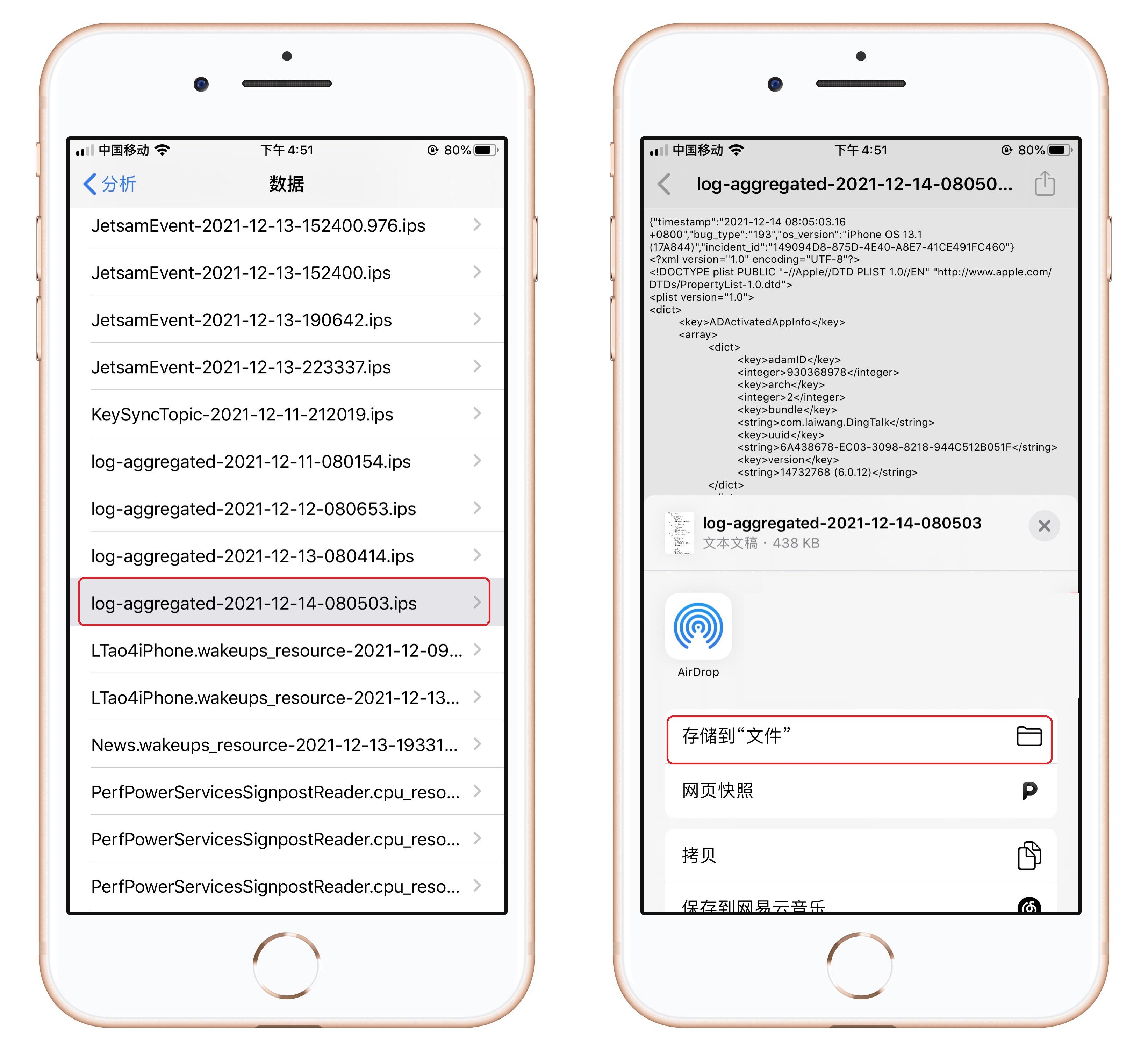 如何查找iPhone使用的CDN信息？