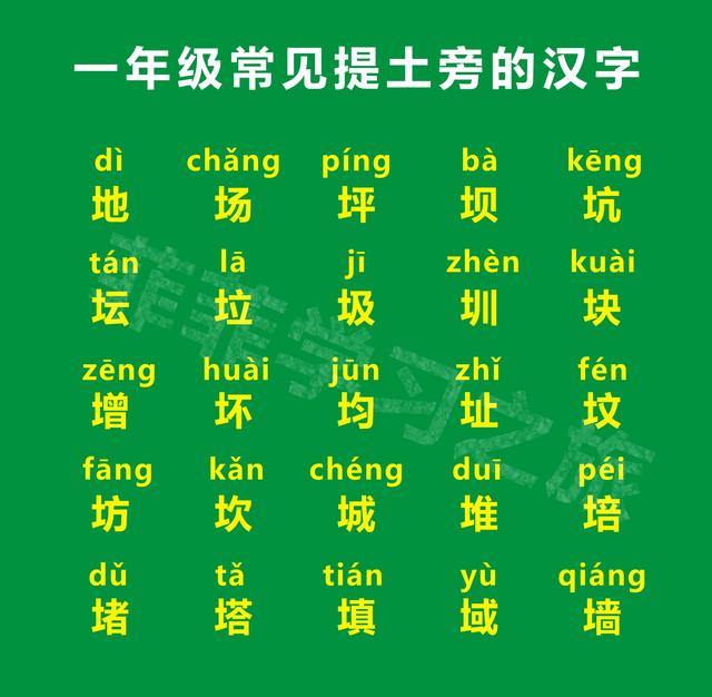 提土旁加于念什么,提土旁加于(一年级偏旁部首提土旁)