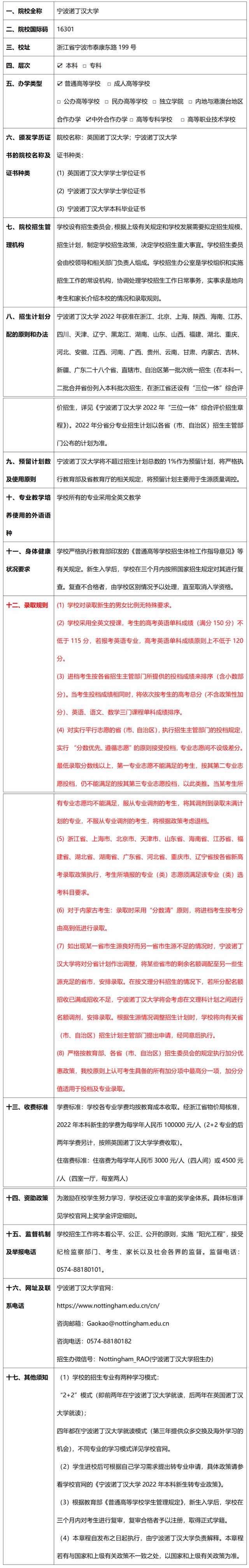 上海纽约大学本科申请条件2022，2022年上海纽约大学招生章程（9大中外合办院校国际本科招生简章）