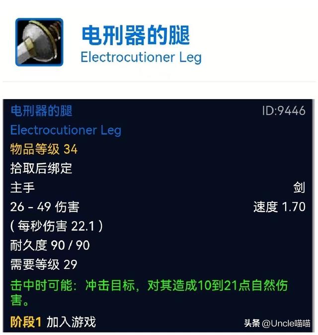 魔兽世界诺莫瑞根，魔兽世界路线图（诺莫瑞根五大极品装备）