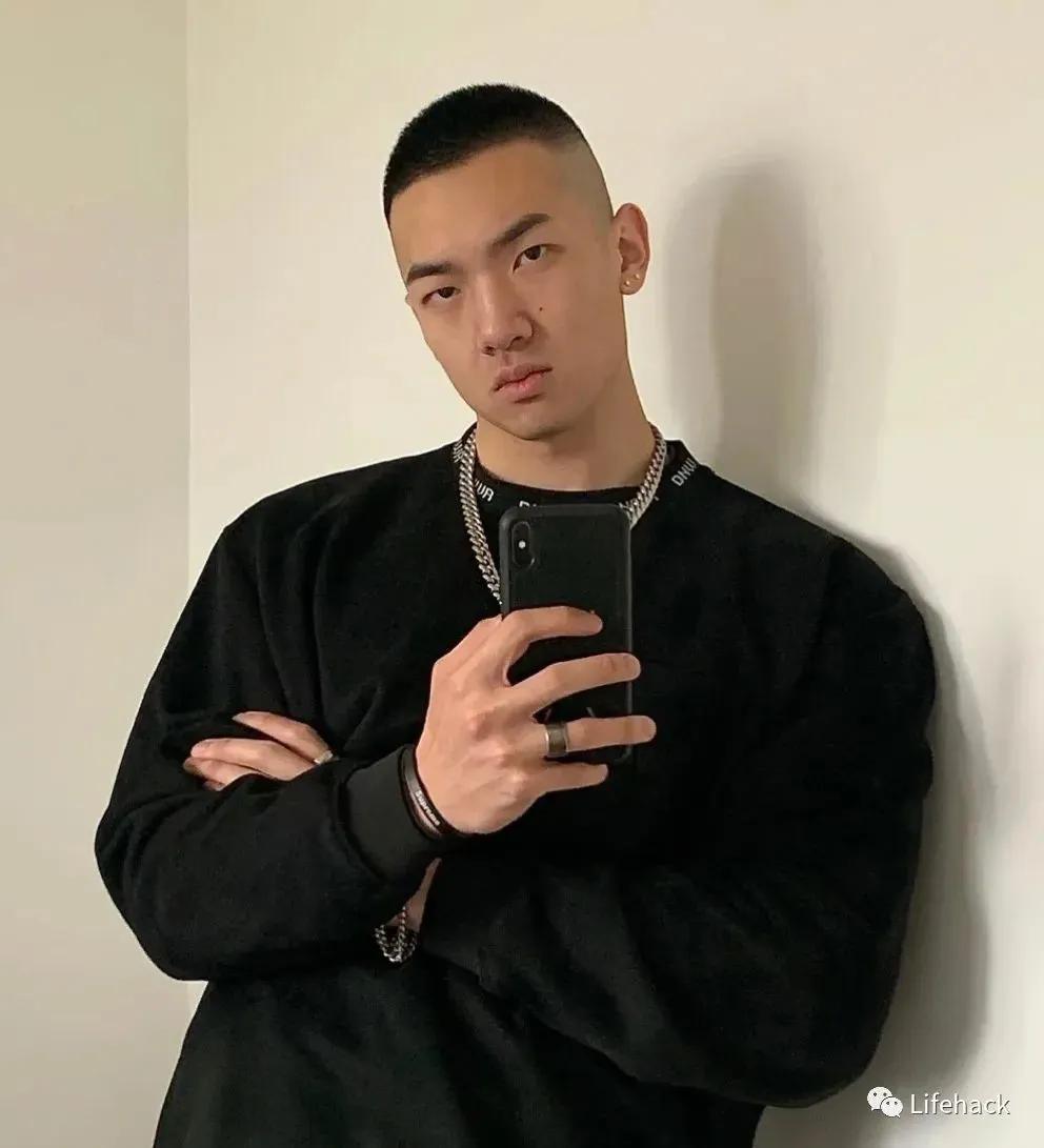 男生美人尖,像彭于晏一样敢留寸头的男生