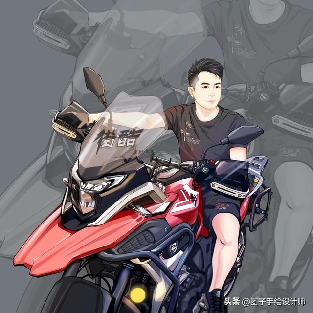 男生真人动漫头像微信，男生真人动漫头像（换一换你的微信头像中年男士真人手绘卡通漫画头像）