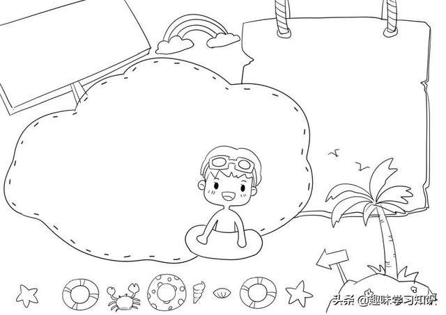画一张最简单的防溺水手抄报，简单防溺水手抄报怎么画（防溺水安全教育小报大全）