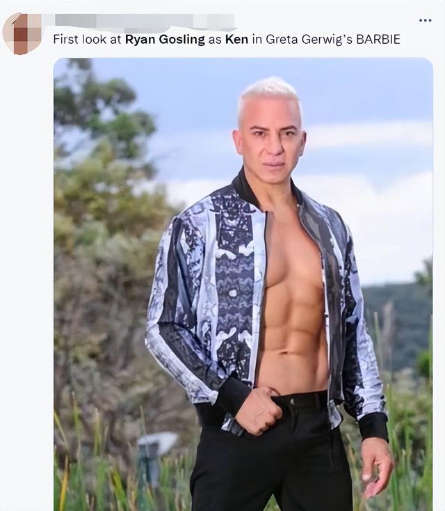 gay里gay气，gay里gay气什么意思（变身男版芭比穿透视装秀胸肌）