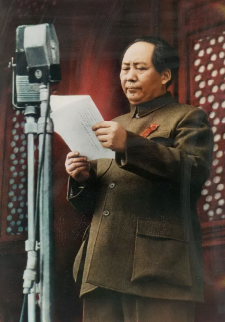 社会黑纸白字图片，白纸黑字图片（1976年天安门毛泽东画像披上黑纱）